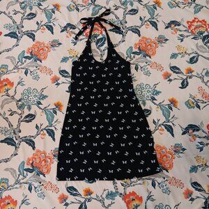 Hollister Butterfly Print Halter Dress